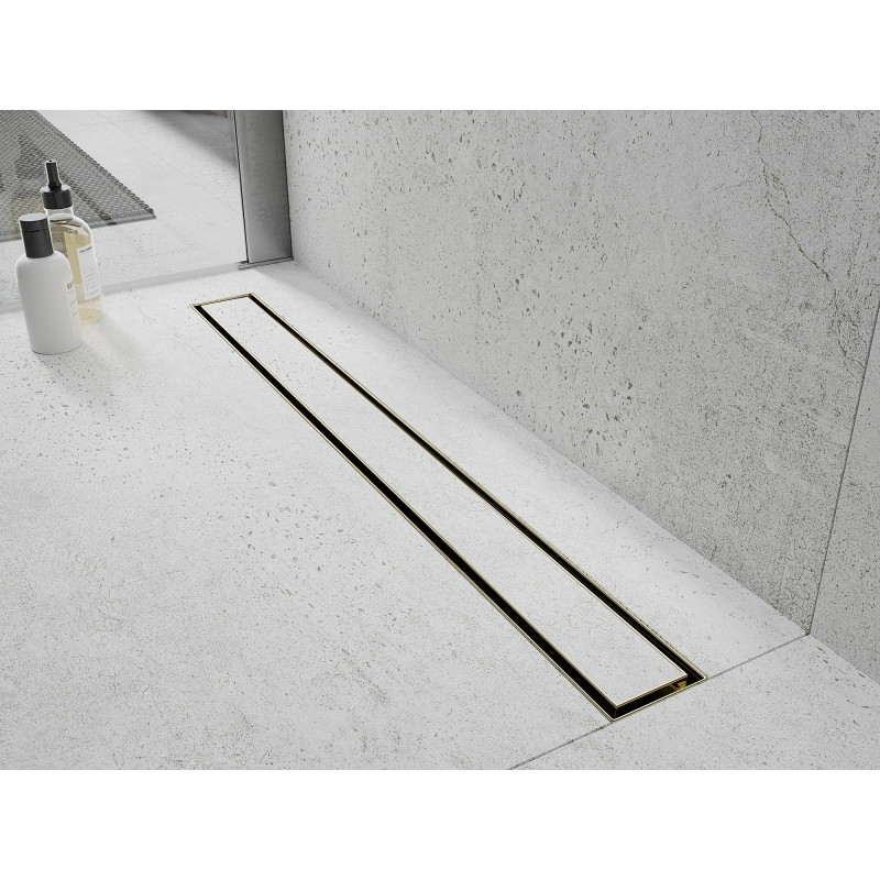 Mexen Flat 360° M13 besisukantis linijinis nutekėjimas 2in1, 70 cm, auksinis - 1510070-40
