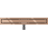 Mexen Flat M13 linijinis nutekėjimas 2in1 60 cm, rožinis auksas - 1610060-15