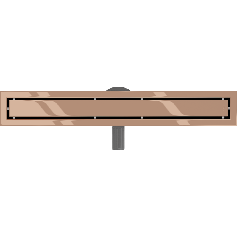 Mexen Flat 360° M13 linijinis sukamasis nutekėjimas 2in1 70 cm, rožinis auksas - 1610070-40