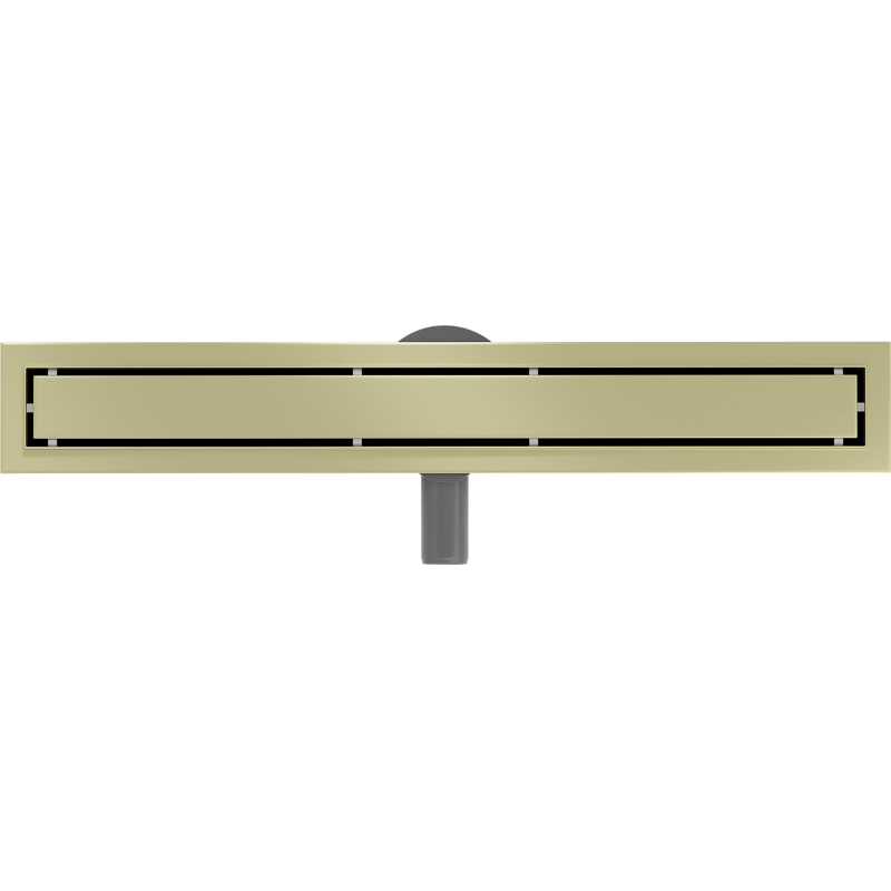 Mexen Flat 360° M13 linijinis nuotekų nutekėjimas su pasukama 2-in-1 sistema 50 cm, auksinis šlifuotas - 1A10050-40
