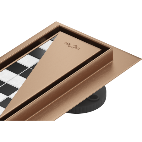 Mexen Flat M13 linijinis nutekėjimo 2in1 70 cm, šlifuota varis - 1C10070-15