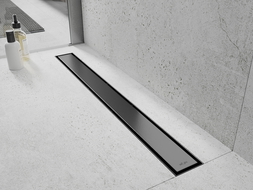 Mexen Flat 360° M13 linijinis pasukamas nutekėjimas 2in1 60 cm, šeštinis pilkas šlifuotas - 1E10060-40