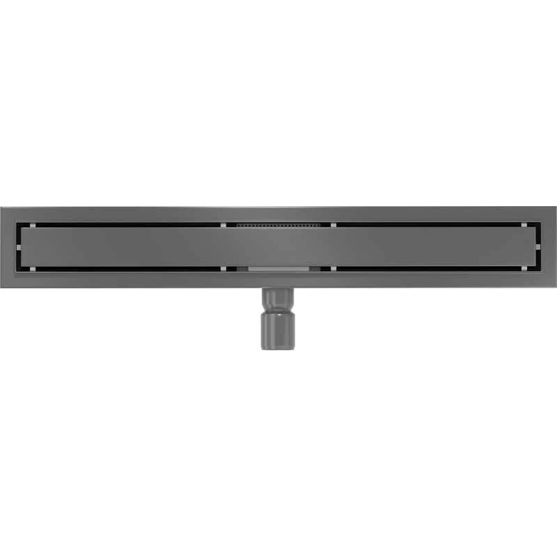 Mexen Flat M13 linijinis dušo nutekėjimas 2 viename 70 cm, šešėlinė pilka šlifuota - 1E10070-15