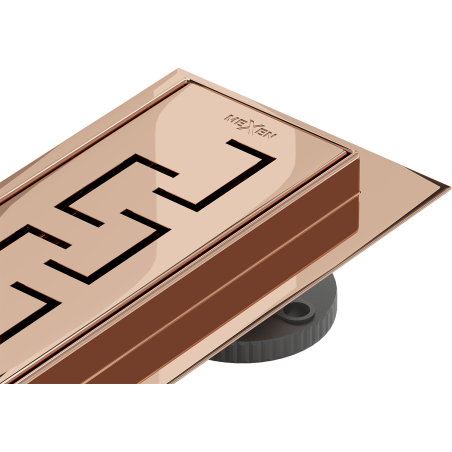 Mexen Flat 360° M15 pasukamas linijinis latakas 70 cm, rožinis auksas - 1624070-40