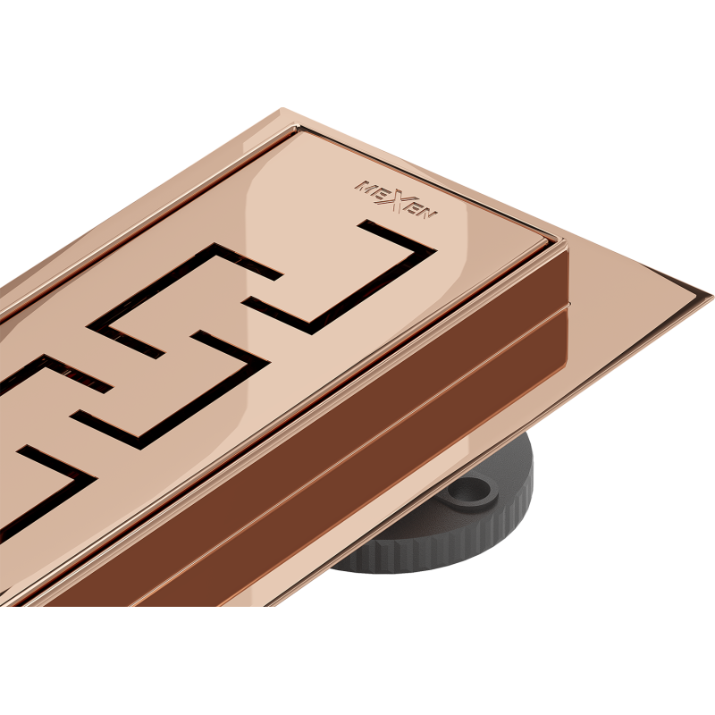 Mexen Flat 360° M15 besisukantis linijinis nutekėjimas 80 cm, rožinis auksas - 1624080-40