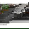 Mexen Cesar granito kriauklė, vienos kameros su drenažu, 775 x 470 mm, juoda, juodas sifonas - 6514771010-77-B