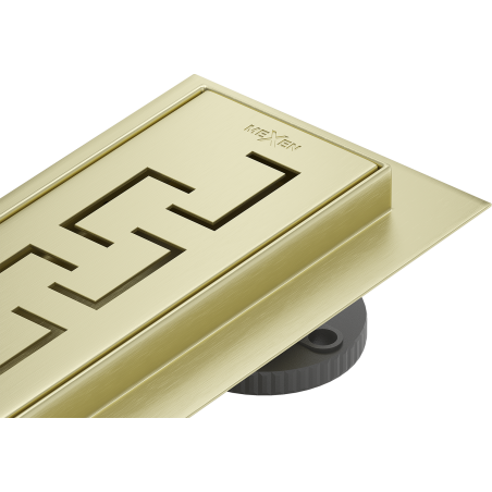 Mexen Flat 360° M15 linijinis sukamasis trapas 80 cm, auksinis šlifuotas - 1A24080-40