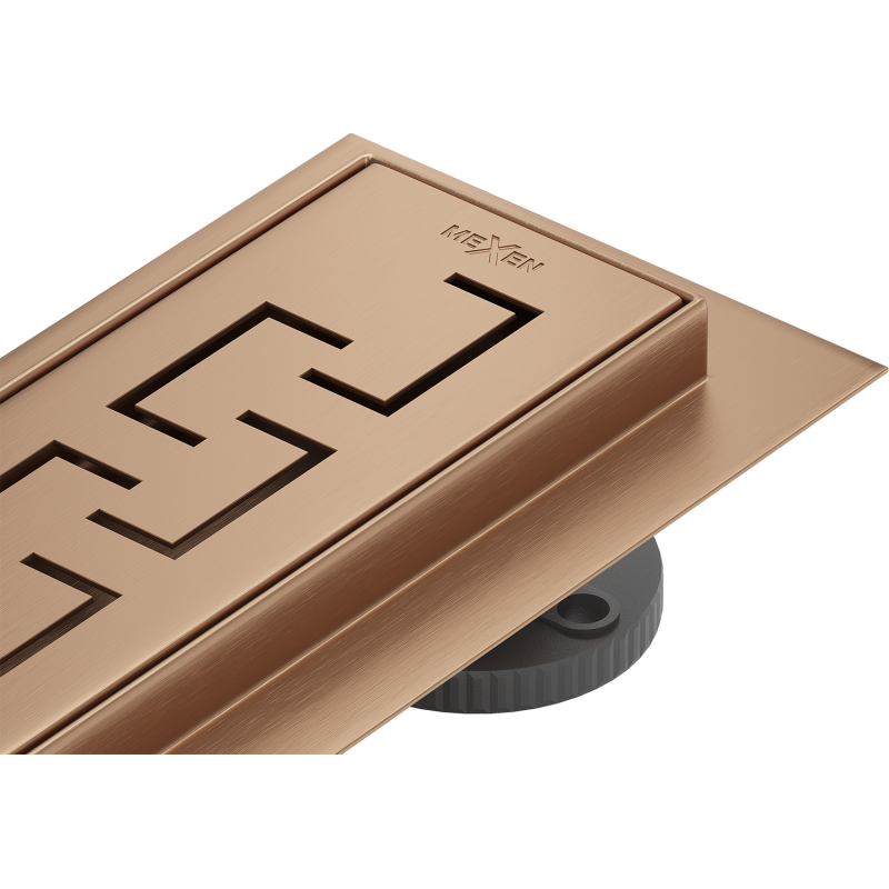 Mexen Flat 360° M15 pasukamas 70 cm linijinis nutekėjimas, šlifuotas varis - 1C24070-40