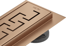 Mexen Flat 360° M15 sukamasis linijinis nutekėjimas 100 cm, šlifuotas varis - 1C24100-40