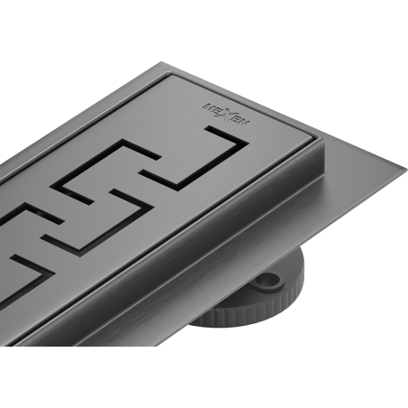 Mexen Flat 360° M15 pasukimo linijinis latakas 70 cm, šlifuotas „gun gray“ - 1E24070-40