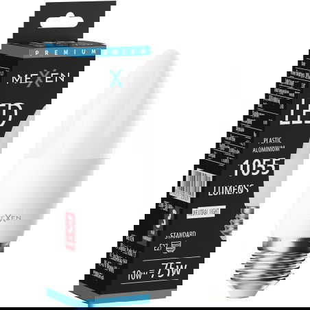 Mexen Nova LED lemputė E27, C37, 10W, Neutrali - 4000K, 1055 lm - L102-E27-1040-01