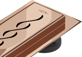 Mexen Flat M18 linijinis nutekėjimas 70 cm, rožinis auksas - 1623070-15