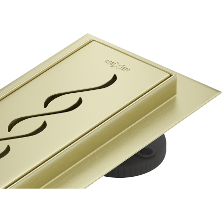 Mexen Flat M18 linijinis nutekėjimas 90 cm, auksinė šlifuota - 1A23090-15