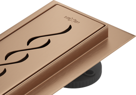 Mexen Flat 360° M18 pasukama linijinė nutekėjimo anga 60 cm, šepetuotas varis - 1C23060-40