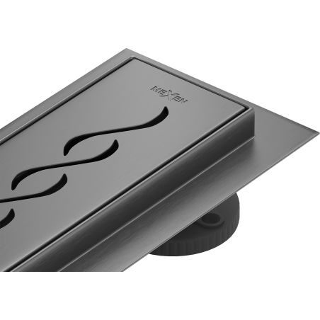 Mexen Flat M18 linijinis nutekėjimas 60 cm, šlifuota pistoletinė pilka - 1E23060-15