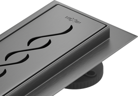 Mexen Flat M18 linijinis nutekėjimas 60 cm, šlifuota pistoletinė pilka - 1E23060-15