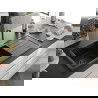 Mexen Andres pusantrinė granitinė plautuvė su džiovykle 1000 x 500 mm Juoda/Auksinė metallic, sifonas Juoda - 6515101510-75-B