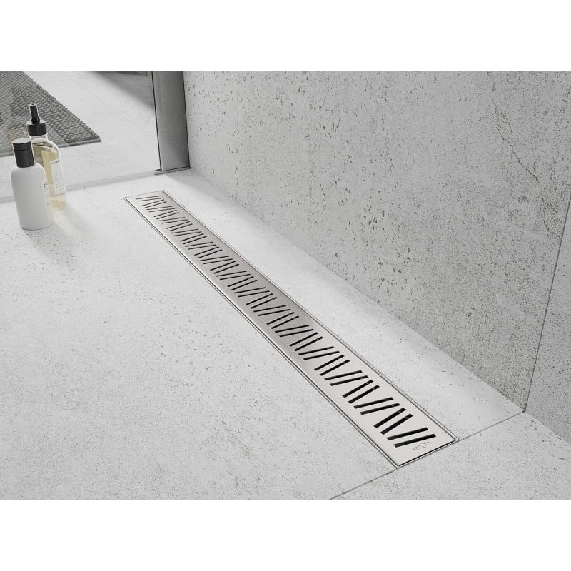 Mexen Flat 360° M22 linijinis nutekėjimas su pasukamu sifonu 100 cm, inox - 1029100-40