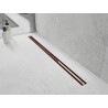 Mexen Flat 360° Slim sukamojo linijinio nutekėjimo ilgis 70 cm, rožinis auksas - 1641070