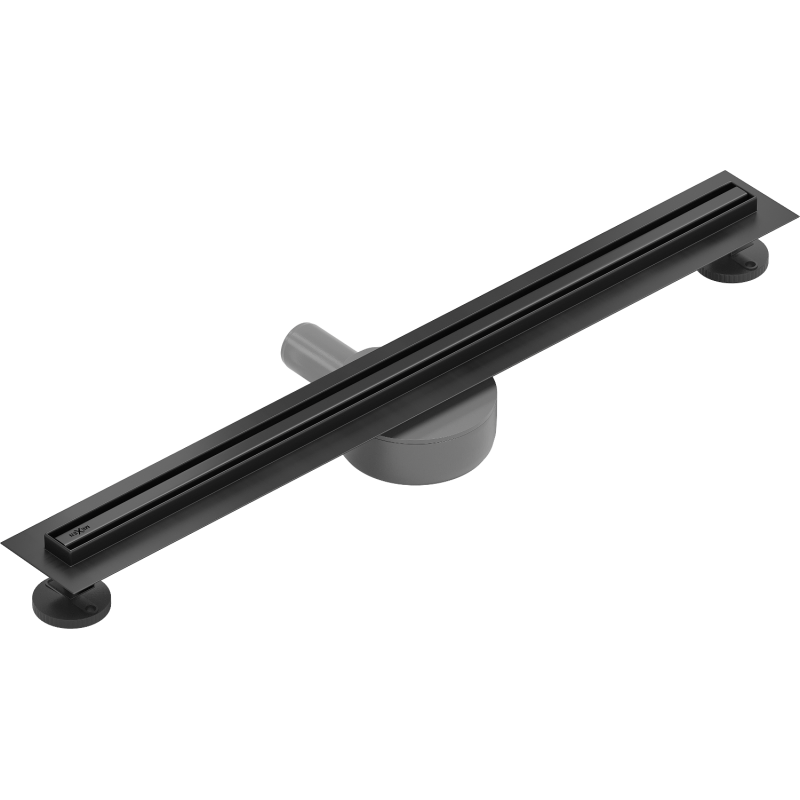 Mexen Flat 360° Slim juostos formos pasukamas drenažas 50 cm, juodas - 1741050