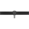 Mexen Flat 360° Slim juostos formos pasukamas drenažas 50 cm, juodas - 1741050