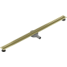 Mexen Flat 360° Slim sukamasis linijinis nutekėjimas 160 cm, auksinis šlifuotas - 1A41160