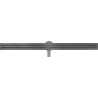Mexen Flat 360° Slim linijinis pasukamas vandens nutekėjimas 130 cm, šlifuotas ginklų pilkas - 1E41130