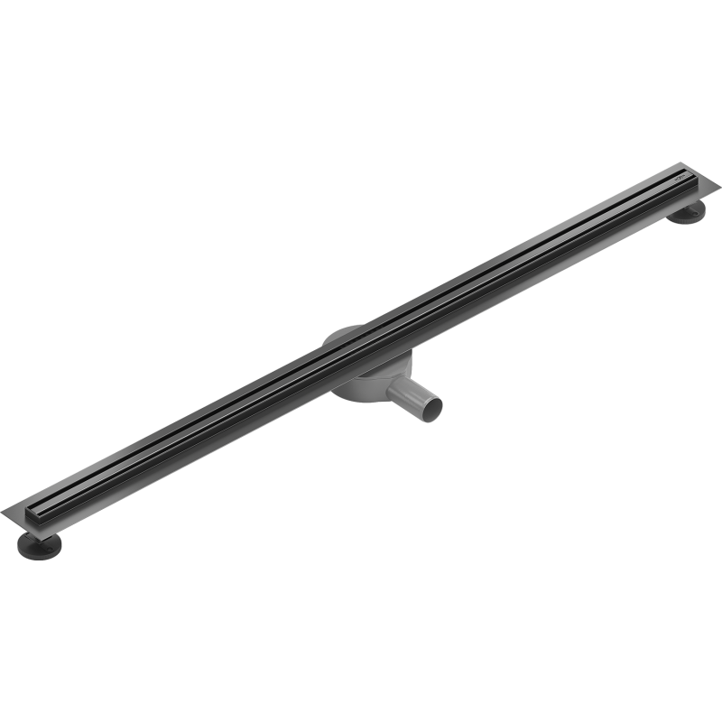 Mexen Flat 360° Slim rotacinis linijinis nutekėjimas 160 cm, šepetėlis ginklų pilka - 1E41160