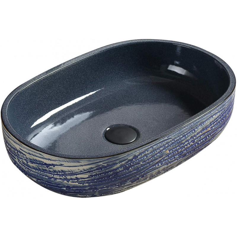 Mexen Alita molinė praustuvas 58 x 39 cm, mėlynas - 22045866