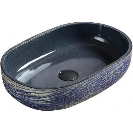 Mexen Alita molinė praustuvas 58 x 39 cm, mėlynas - 22045866