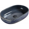 Mexen Alita molinė praustuvas 58 x 39 cm, mėlynas - 22045866