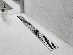 Mexen Flat M33 linijinis nutekėjimas 80 cm, inox - 1033080-15