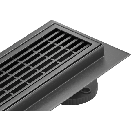 Mexen Flat M33 linijinis nutekėjimas 50 cm, šlifuota pilka pistoletinė spalva - 1E33050-15