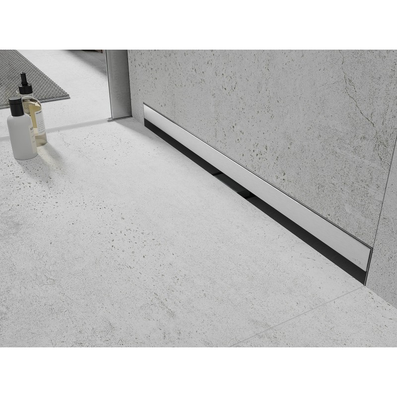 Mexen Flat Wall Sieninis linijinis sifonas 2in1 120 cm, inox - 1030120