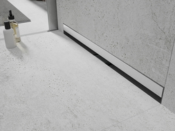 Mexen Flat Wall linijinis sienos nutekėjimo latakas 2w1 110 cm, inox - 1030110