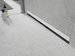 Mexen Flat Wall sieninis linijinis nutekėjimas 2in1 100 cm, baltas - 1230100