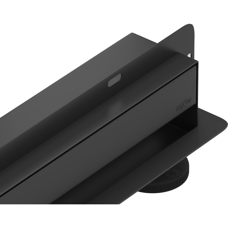 Mexen Flat Wall sieninis linijinis nutekėjimas 2v1 50 cm, juodas - 1730050