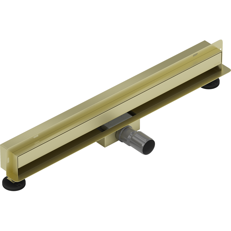 Mexen Flat Wall linijinis sieninis nutekėjimas 2-in-1 50 cm, auksinis šlifuotas - 1A30050