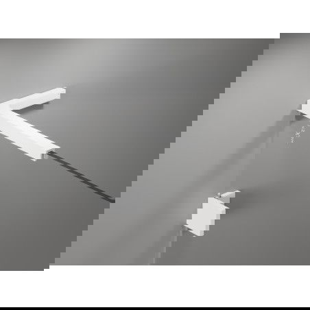 Mexen kampinių L formos laikiklių rinkinys dušo durims ir pertvaroms 6-8 mm, baltas - 830-12-20