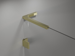 Mexen kampinių atramų rinkinys L durims ir dušo sienelėms 6-8 mm, auksinis - 830-12-50