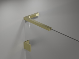 Mexen kampinių stabilizatorių rinkinys L dušo durims ir sienelėms 6-8 mm, auksinis - 830-12-50