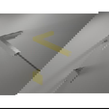 Mexen kampinių stabilizatorių rinkinys L dušo durims ir sienelėms 6-8 mm, šlifuotas auksinis - 830-12-55