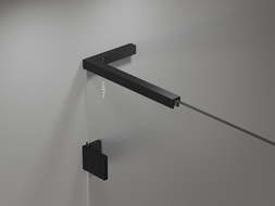 Mexen kampinis stabilizatorių rinkinys L dušo durims ir sienelėms 6-8 mm, juodas - 830-12-70