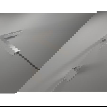 Mexen kampu komplektas L formos laikikliai durims ir dušo sienelėms 6-8 mm, šlifuotas nikelis - 830-12-97