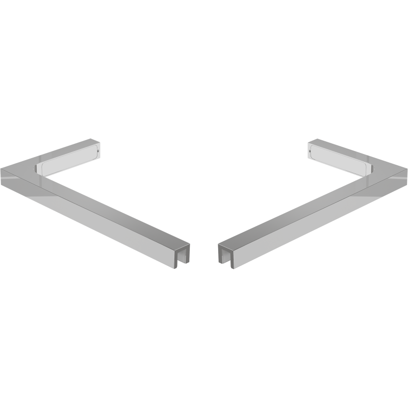 Mexen kampinių stabilizatorių L komplektas durims ir dušo pertvaroms 6-8 mm, chromas - 830-12-01