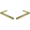 Mexen kampinių stabilizatorių rinkinys L dušo durims ir sienelėms 6-8 mm, auksinis - 830-12-50