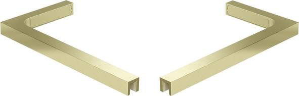 Mexen kampinis durų ir dušo sienos laikiklis L 6-8 mm, šlifuotas auksinis - 830-12-55