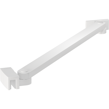 Mexen Uni-S įstrižas laikiklis dušo durims ir sienelėms, 6–8 mm, baltas - 830-09-20