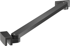 Mexen įstrižinis laikiklis dušo durims ir sienelėms 6-8 mm, šepetėto ginklas pilkas - 830-09-66