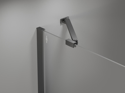 Mexen įstrižinė atrama durims ir dušo sienelėms 6-8 mm, gun metal - 830-09-95